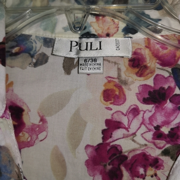 Flowery blouse top - Picture 8 of 9